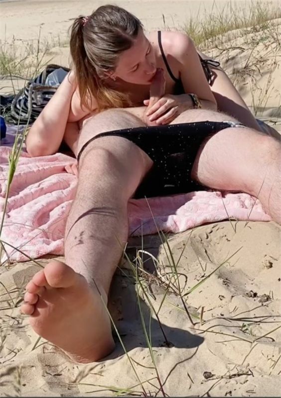 Took Every Drop in My Throat at the Beach