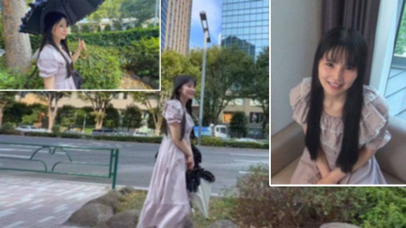 用困惑的表情超可爱又纤细巨乳的「嗯♡可以插入喔♡」所以用无套鸡巴插入播种中出！